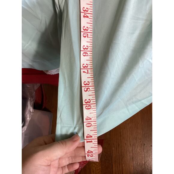 Vanity Fair Vtg L/S Nightgown Medium  Blue EUC Button Down Modest,Sleepwear - Picture 5 of 9